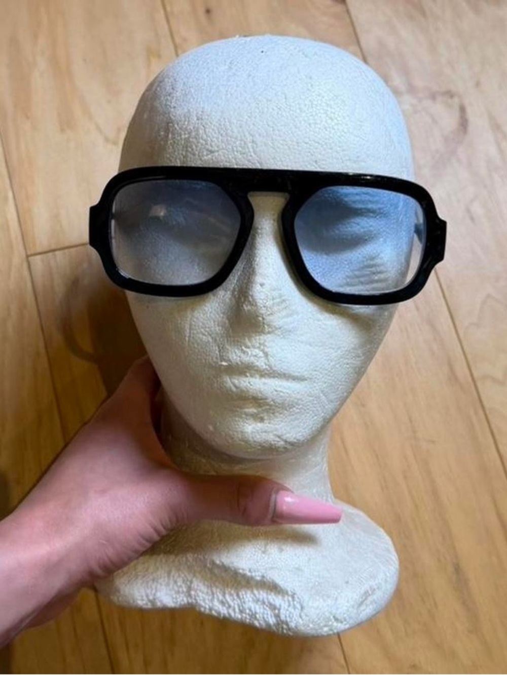 Oversized Geometric Sunglasses - Retro Style